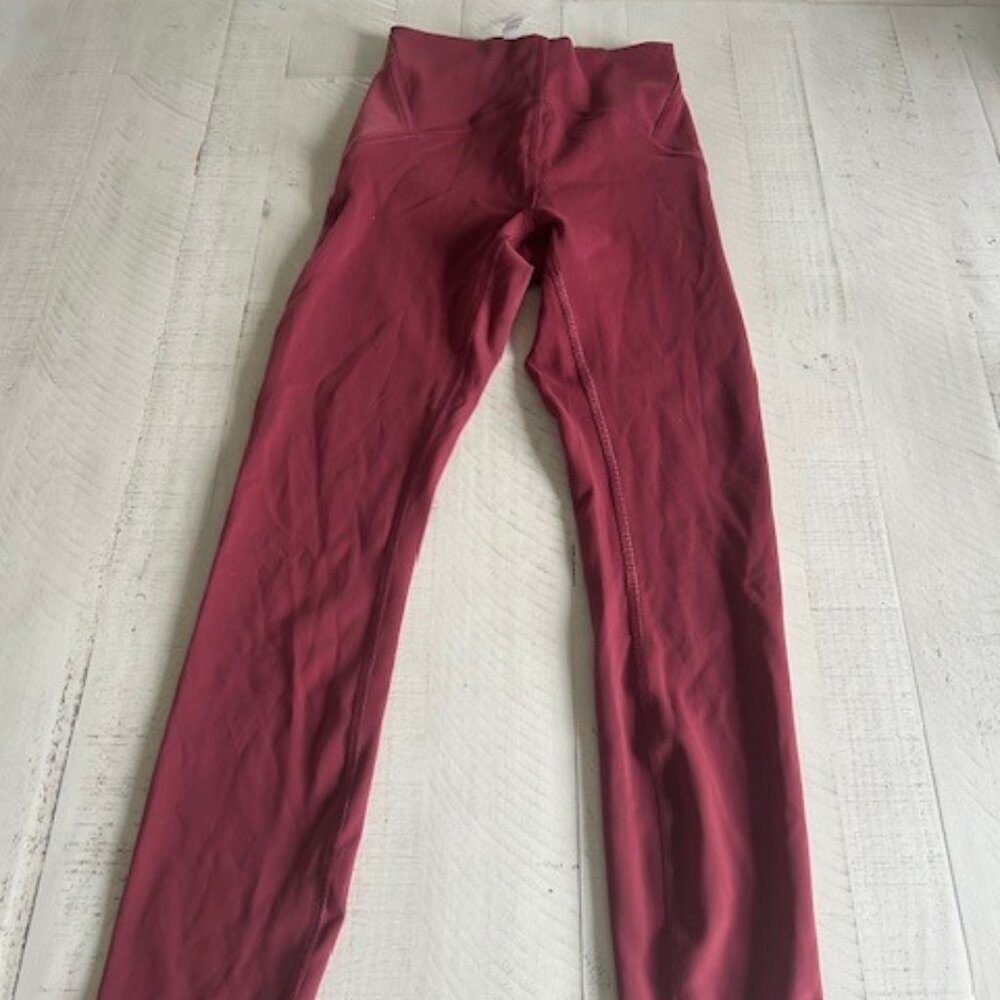 Lululemon Burnt Red Leggings